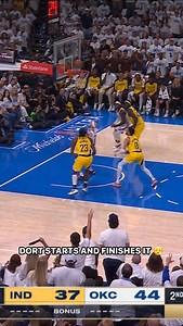 1M views · 9.9K reactions | Luguentz Dort gets the STEAL and then a CORNER 3!  Game 1 | LIVE on ABC | NBA | Facebook
