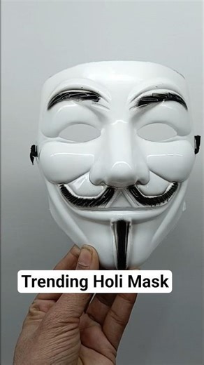 Trending Holi Mask |Hacker Mask For Holi |Holi 2026 #holi #shorts