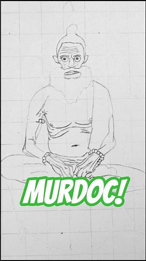 Watch This Transformation of Murdoc Gorillaz Drawing 🤩 #gorillaz #shortfeed #drawing #Anim3 #Art