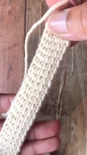 Double crochet strap pattern for beginners #crochet #crocheting #crochettutorial #crochetshorts