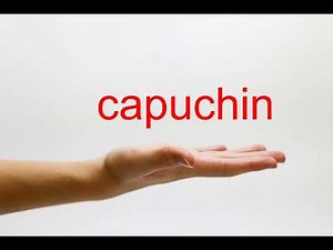 How to Pronounce capuchin - American English