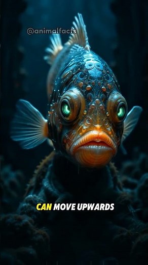 Unique facts about ghost fish (Macropinna microstoma)#shorts