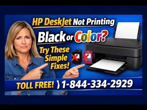 HP DeskJet Not Printing Black or Color | Top 7 Solutions That Work Try This Fix
