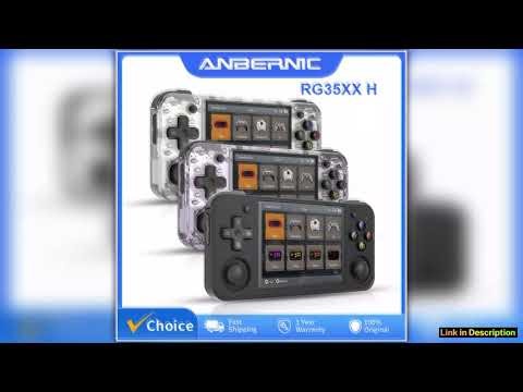 ANBERNIC RG35XX H Handheld Game Console Linux 35 inch IPS Screen H700 Retro Video Games Player 3300