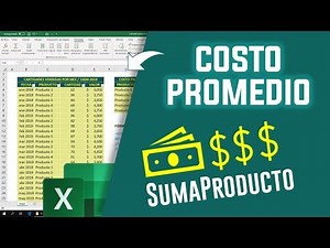 Calculate average cost with SUMPRODUCT without auxiliary column