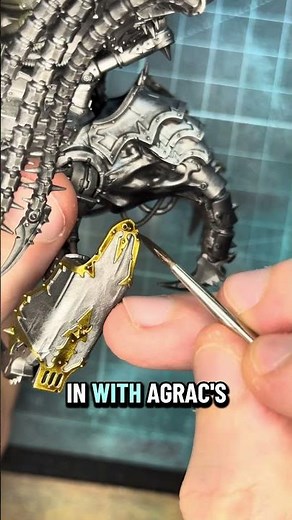 Defiler trim recipe #miniaturepainter #miniaturepainting #painting #warhammer #warhammerpainting