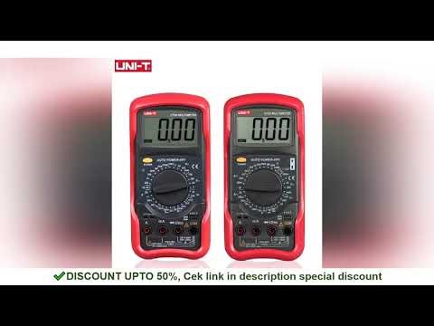 UNI-T UT55 Universal Digital Multimeter UNI T 1000V AC DC DMM Electric Transistor Capacitor Tester M