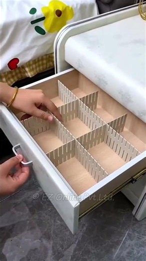 Adjustable Plastic Drawer Organizer