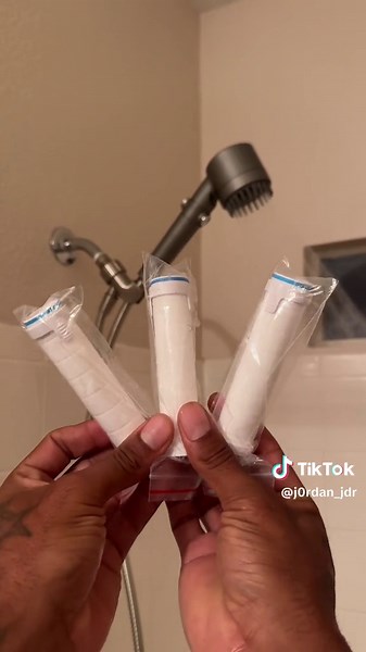 This viral shower head from the tiktok shop has changed things up around here 🤣 #shower #showerhead #clean #fy #fypage