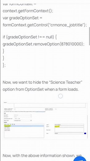 How To Create Hide Options From Option Set In Dynamics 365 Using JavaScript.