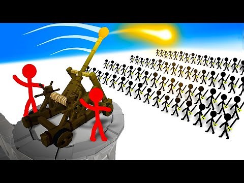 Stick War Castle Siege Now with EXPLODING CATAPULTS! The Stickman Invasion is Back!