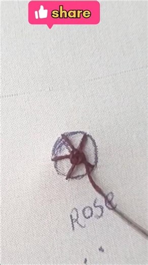 #wheelrose#diy #shortsviral #most #embroidery #music #trending #attractive