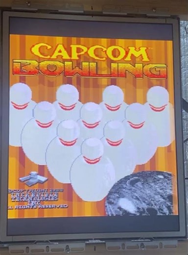 Capcom Bowling Arcade pcb