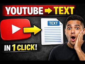 How to convert Youtube video to Text for free online (Fast & Easy Method – 2026) youtube to text,pdf
