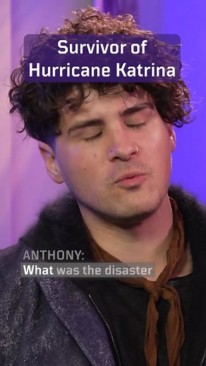 Shelton survived Hurricane Katrina (watch the full vid “I spent a day with HURRICANE KATRINA SURVIVOR, SHELTON” out now on YT: anthonypadilla / link in bio)