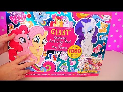 Pegatinas de My Little Pony para actividades infantiles con stickers de MLP - Juguetes con Andre