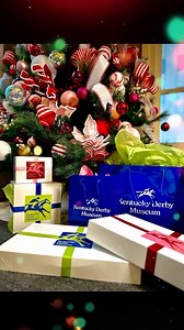 🎁⚜️Shop local for your favorite Kentucky Derby lover this holiday season! And yes - we can wrap your gifts for you just like this inside the museum’s store! 🎁⚜️ #DerbyMuseum #KentuckyDerby #ShopLocal #GiftIdeas #LouisvilleLocal | Kentucky Derby Museum