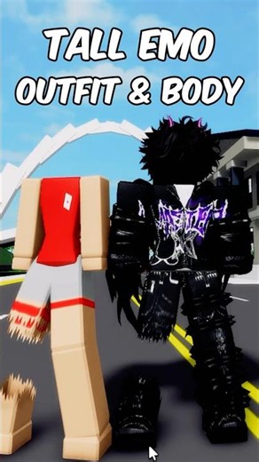 How to Get the VIRAL Tall Emo Boy Outfit in Brookhaven! 🔥😈 #roblox