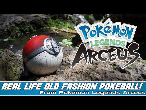 HOW TO MAKE a REAL LIFE POKÉBALL from POKÉMON LEGENDS ARCEUS!