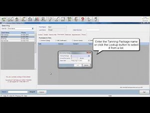 Insight Salon Software - How To Add A Tanning Package That Was Sold Prior Using Insight