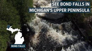 Check out this beautiful birds-eye view of Bond Falls. | MLive.com