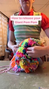 12K views · 48 reactions | Little bit of a change up from MEGA Pom Pom making to show you how easy it is to release the Giant Pom Poms from our makers! get your own giant pom pom maker on our website if you fancy making a 30cm beast! | Fat Pom Poms | Facebook