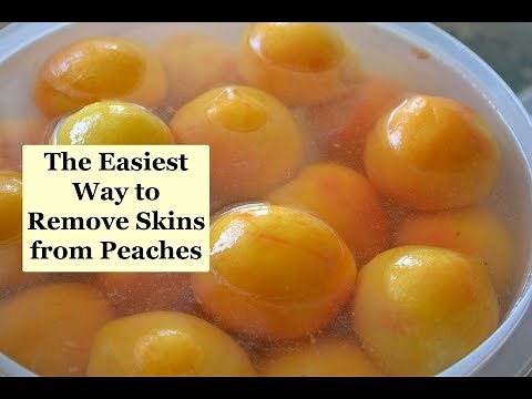 The Easiest Way to Remove the Skins from Peaches