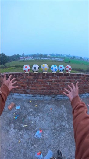 Football Drop Challenge😱 #shorts #parkour #new #shortvideo #funny #freerunning #trending