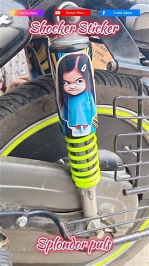 splondor puls shocker sticker viral funny girl installation 😀#shortvideo #stickerplaza #shorts