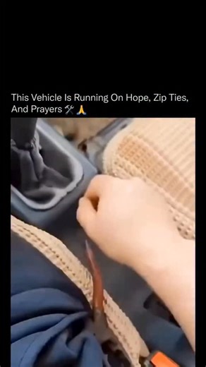 knowledge Matrix on Instagram: "This car should not be moving, yet somehow it still does 🚗🧠 What looks like a joke is actually a raw lesson in mechanical survival. Worn parts, improvised fixes, and components long past their prime are being held together by understanding, timing, and just enough engineering intuition to keep everything functional. There’s no touchscreen solution here. No software update. Just mechanical logic, leverage, friction, and experience doing the work they were designe