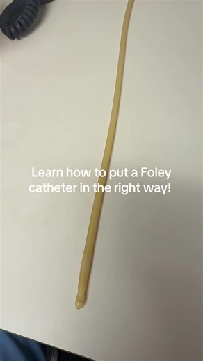 Education lesson on fully catheter placement for nurses and actually everyone #urology #nurse #nurselife