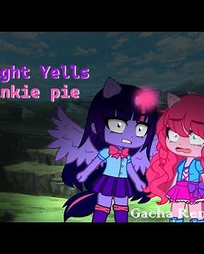 Twilight yells at Pinkie Pie / My little pony Gacha Remake / MLP the movie