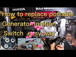 How to replace portable Generator Ignition switch