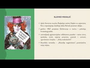 Slavko Mihalić, pjesme (nastava na daljinu, prof. Narančić)