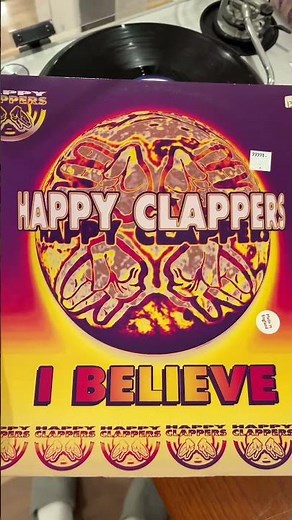A true house classic: Happy Clappers - I Believe (1995). #housemusic #vinyloftheday #classichouse