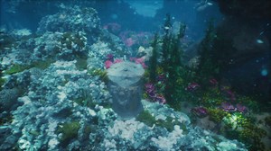 Ruined remains of the building of the ancient city