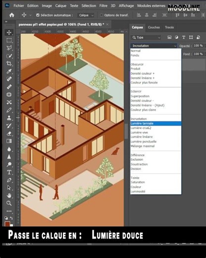Add Paper Texture to your Archi Presentation