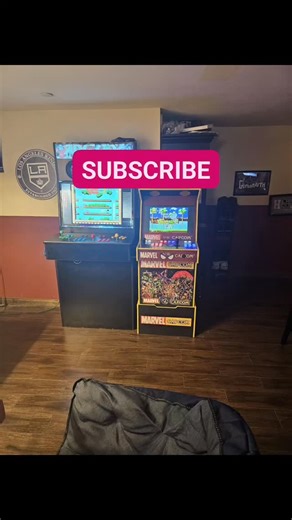 ryanplaysbubblehockey on Instagram: "The Ultimate Home Bar Tour: 5 Screens & 2 RetroPie Multicades! 🕹️🍻 Welcome to the Cave! We’re firing up the full setup tonight for some high-stakes bar gaming. With 5 TVs spread across the room, we’ve got every angle of the live sports action covered while we cycle through the cabinets. Tonight is all about the variety—from custom digital builds to classic tabletop skill games. On the Floor Tonight: The Arcade Corner: Two custom RetroPie Multicades (includi