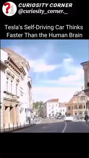 Curiosity Corner on Instagram: "Tesla's self-driving system doesn't just see the road it understands it. Using deep neural networks, Tesla cars analyze real-time video, audio, and spatial data in milliseconds - making life-saving decisions before a human could even react. #tesla #selfdriving #science #technology #reels #viral"