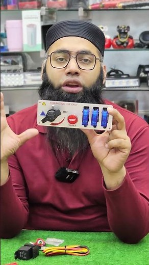 LED Toggle Switch Panel 5in1 Multifunctional Ignition Switch Panel LED Light for Car And Jeep