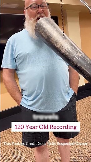 Wax Cylinder Recording #shorts #ramkarnan