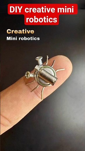 "Easy Mini Robotics Toys with DC Motor – Fun DIY for Kids! 😱🤖"