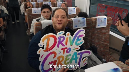 FOTON special train rides at the speed of China! An extraordinary journey that combines China‘s intellectual strength and multi-cultural experience, allowing global partners to experience the charm of Chinese culture! #FotonGlobalPartnerConference2026 #DriveToGreat