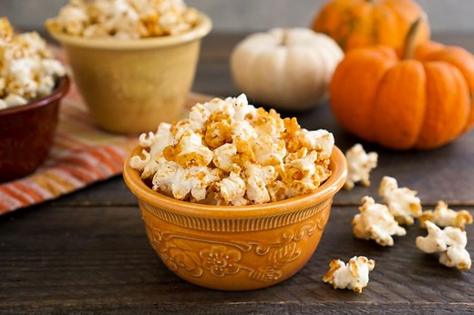 The Best Pumpkin Popcorn Recipe - Healthy Fall Snack