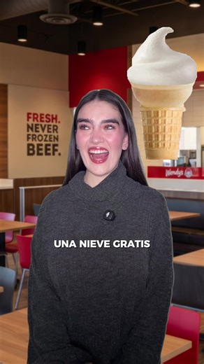NIEVE GRATIS⁉️🍦🤩 Siii en Wendy’s!!!! A cambio de tu valiosa opinion✨ @marketingconmelissa te cuenta todo al respecto…síguela para mas hacks🫶 #gratis #hack #estrategia #marketing #wendys