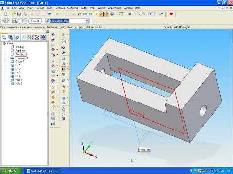 Body of Vice || Machine Vice || Solid Edge ||