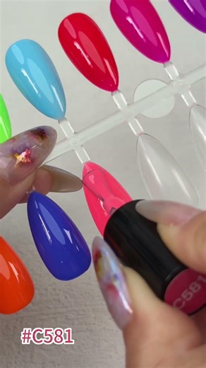 ROSALIND Spring Summer Trendy Gel Nail Colors🌈✨ #rosalind #nailart #nailtutorial #naildesign #shorts