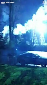 231K views · 1K reactions | SPARKS FLYING: Power line catches fire in Clark County, Washington as storms leave hundreds of thousands without electricity in the Pacific Northwest. https://abcn.ws/2FejIUT | ABC News | Facebook