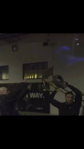 14K views · 66 reactions | Conor McGregor launched a dolly through Khabib’s bus window 7 years ago today #UFC | Delinquent MMA | Facebook