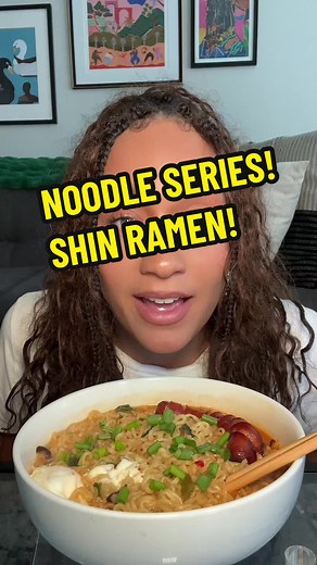 Delicious SHIN Ramen Noodle Series with Beef Bone Broth